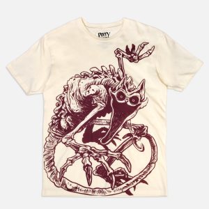 Poppy Playtime Nightmare CatNap Oversize Print Tee